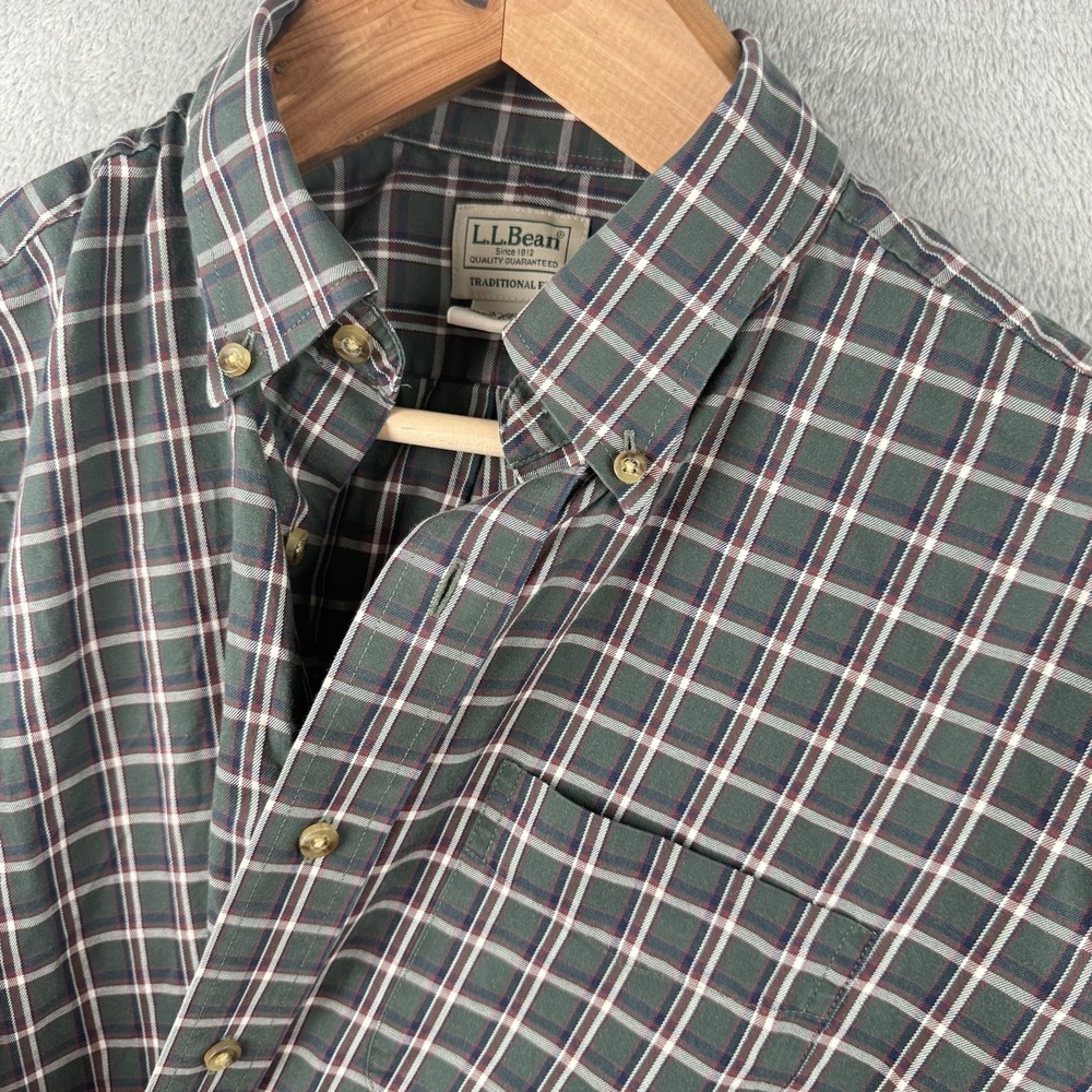 J. Crew Green Plaid Button-Down Shirt